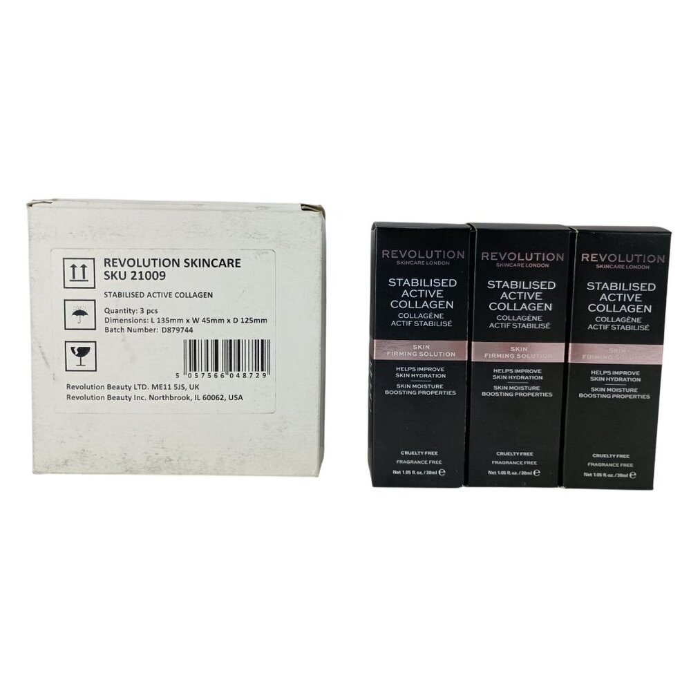 Revolution Skincare Stabilised Active Collagen Firming Solution 3pk 1.05 oz - Picture 1 of 5